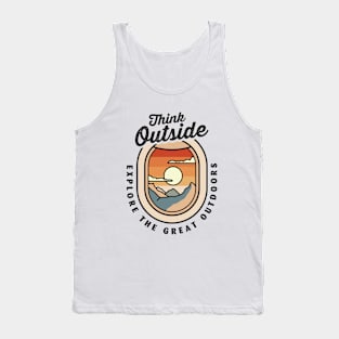 Think Outside Explore The Great Outdoors Tank Top